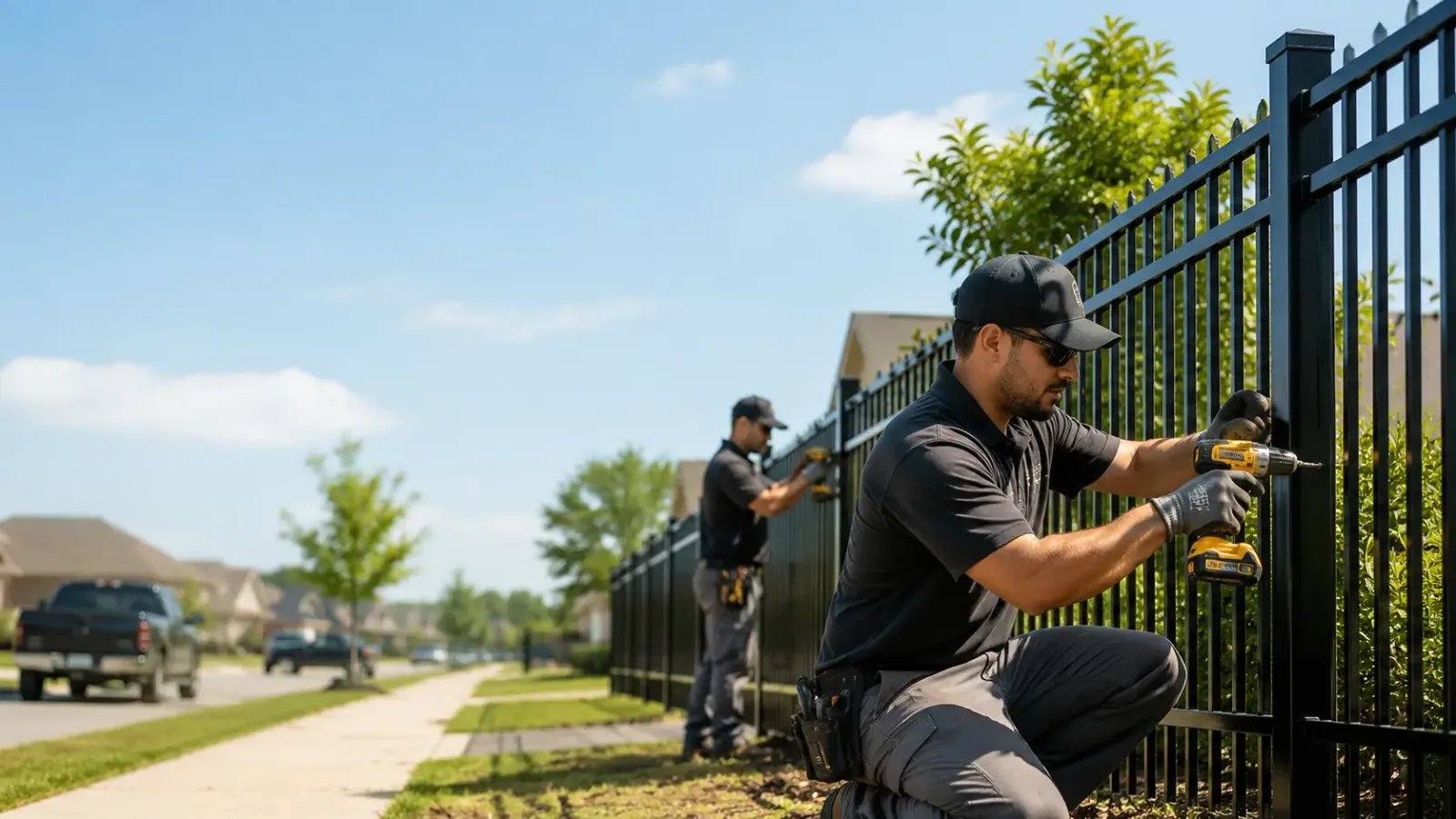Metal Fence Installation in East Syracuse, NY